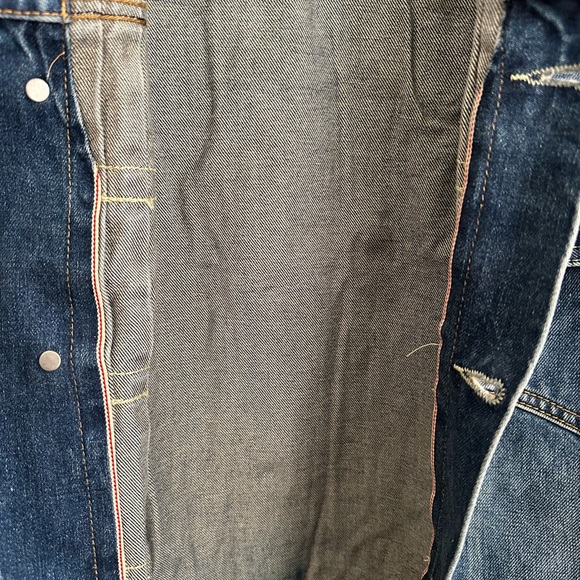 VISVIM 19 101 Denim JACKET DMGD- 1001 - Picture 7 of 8